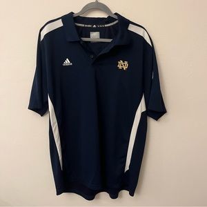 Adidas Notre Dame Climalite Polo